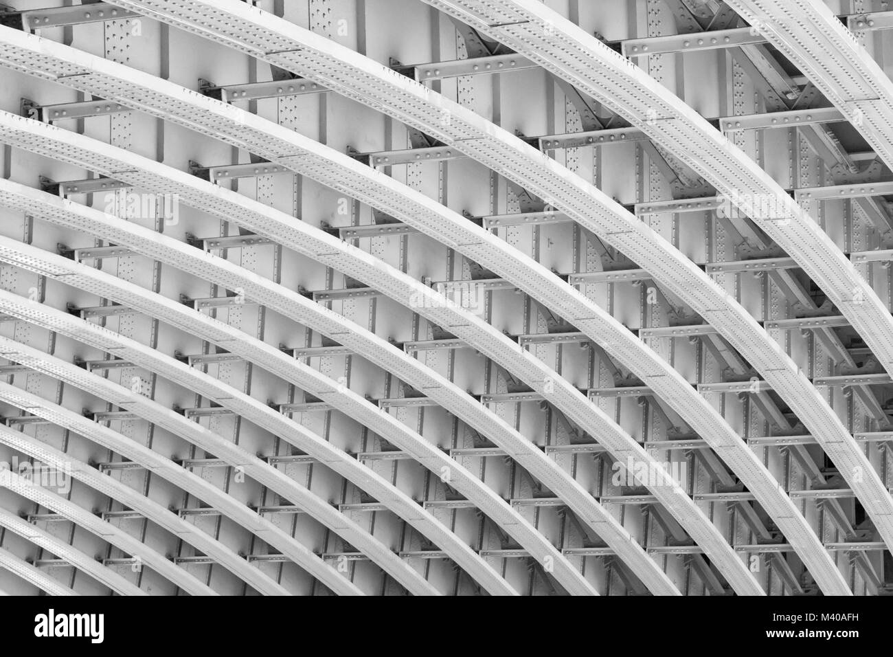 Unter Blackfriars Bridge, London, UK Stockfoto