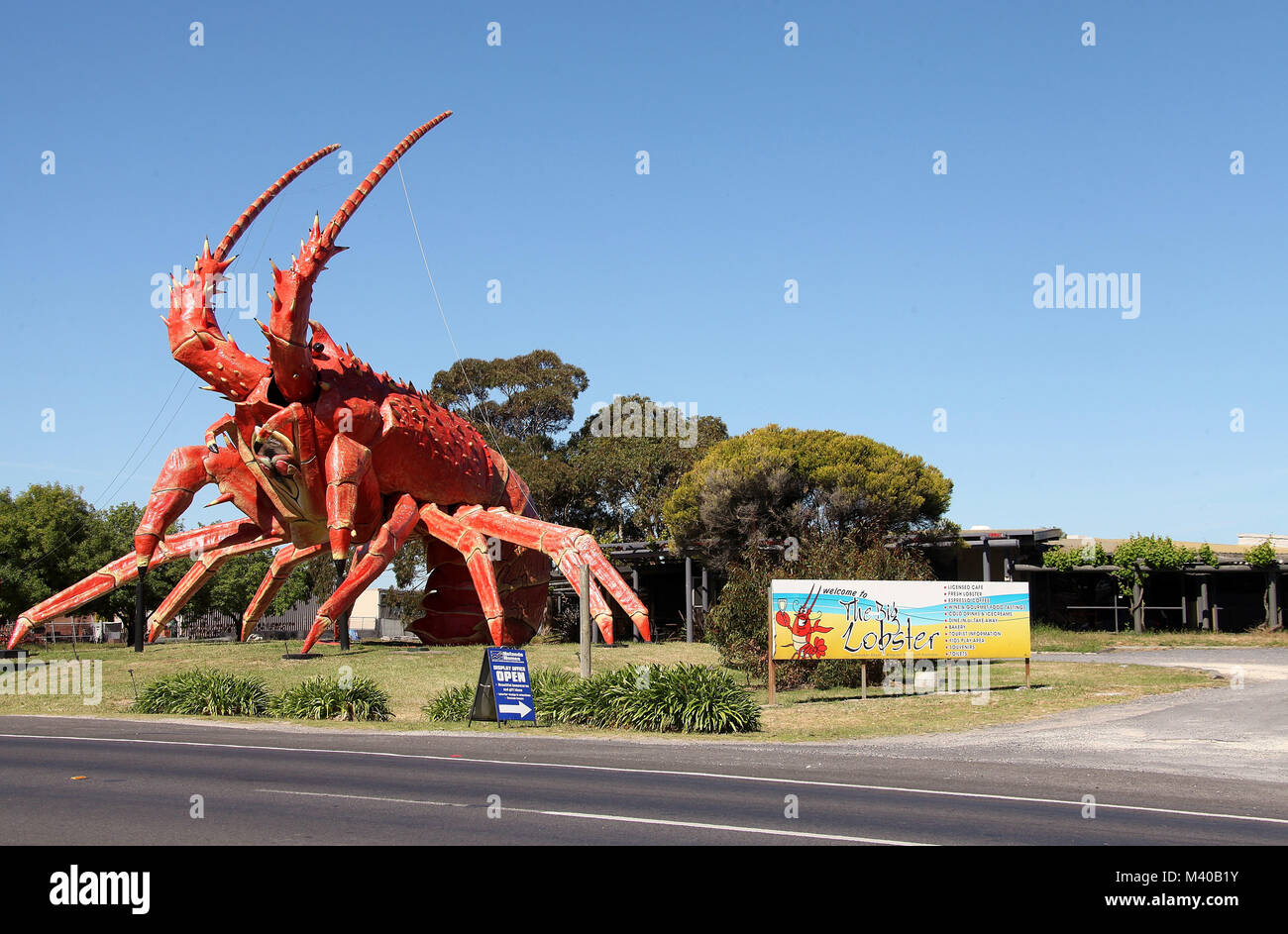 Die großen Hummer Cafe in Australien Stockfoto