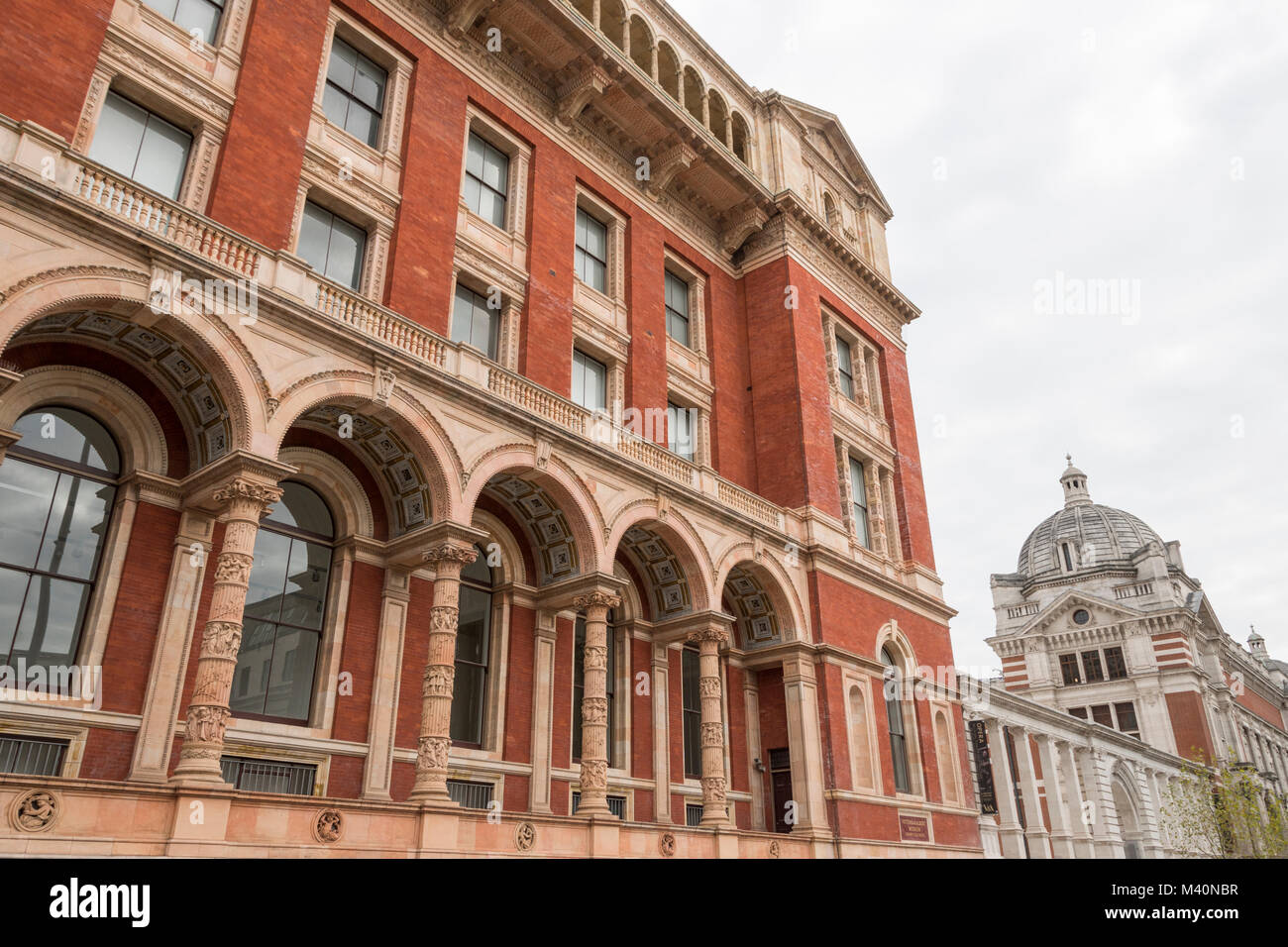 Äußere des Victoria & Albert Museum, London, UK Stockfoto