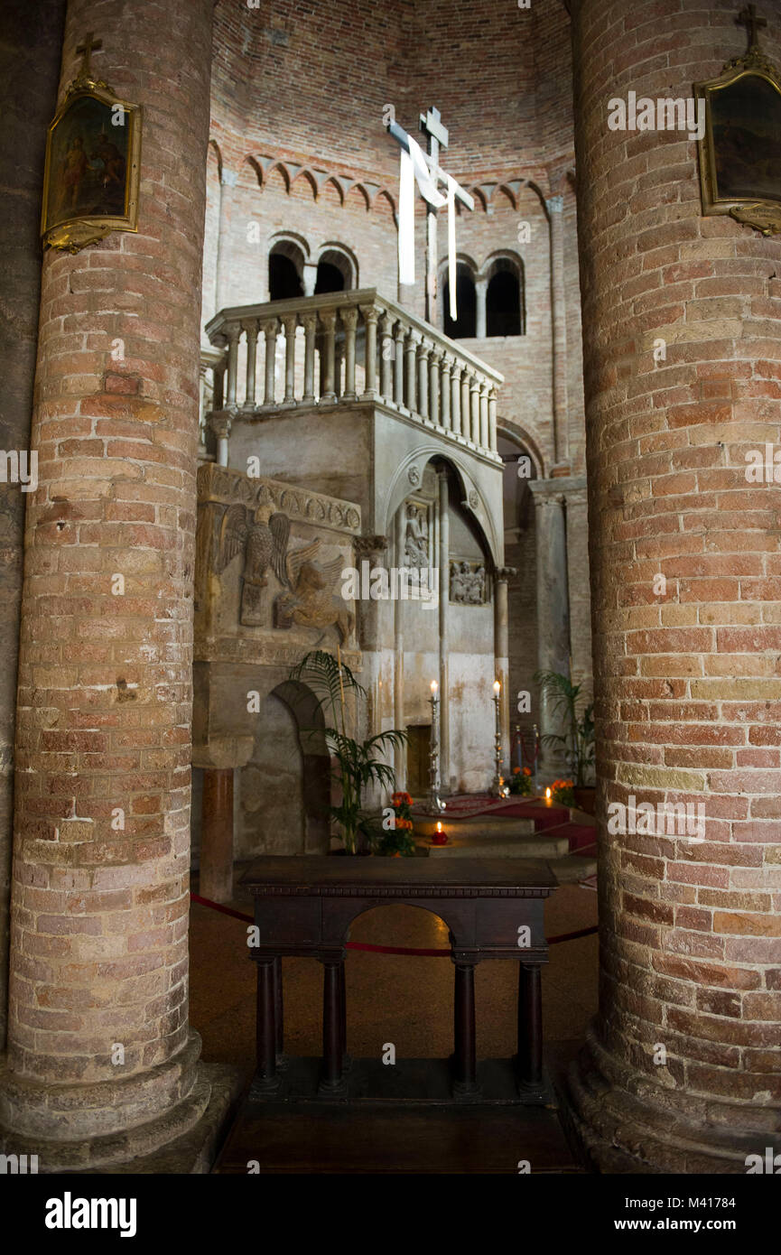 Italien, Emilia Romagna, Bologna, die Basilika des Heiligen Grabes Stockfoto