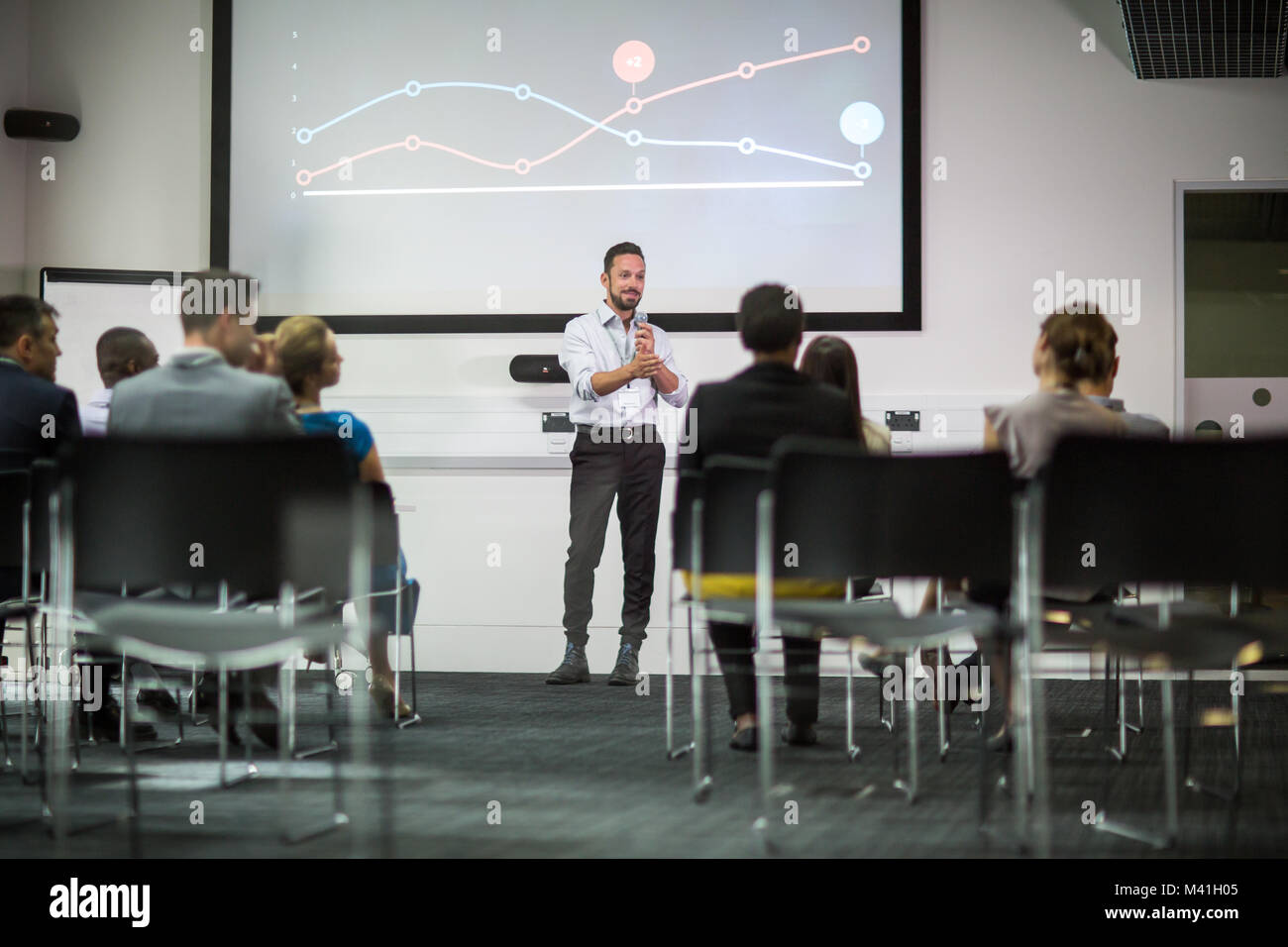 Business Training Konferenz Stockfoto