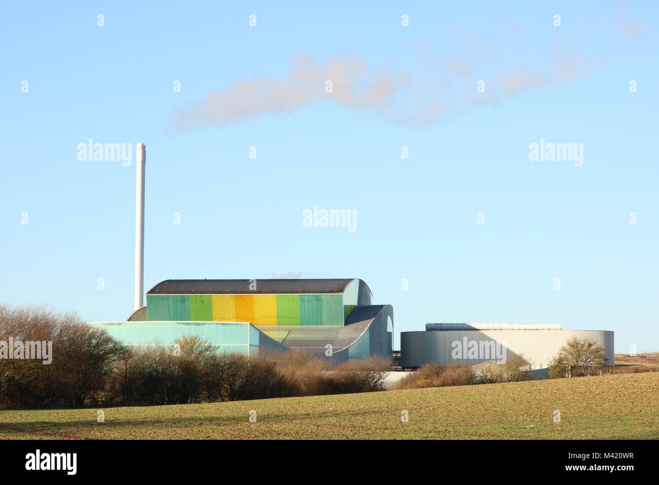 Ardley ERF Viridor Nachverbrennungsanlage, Oxfordshire, UK Stockfoto