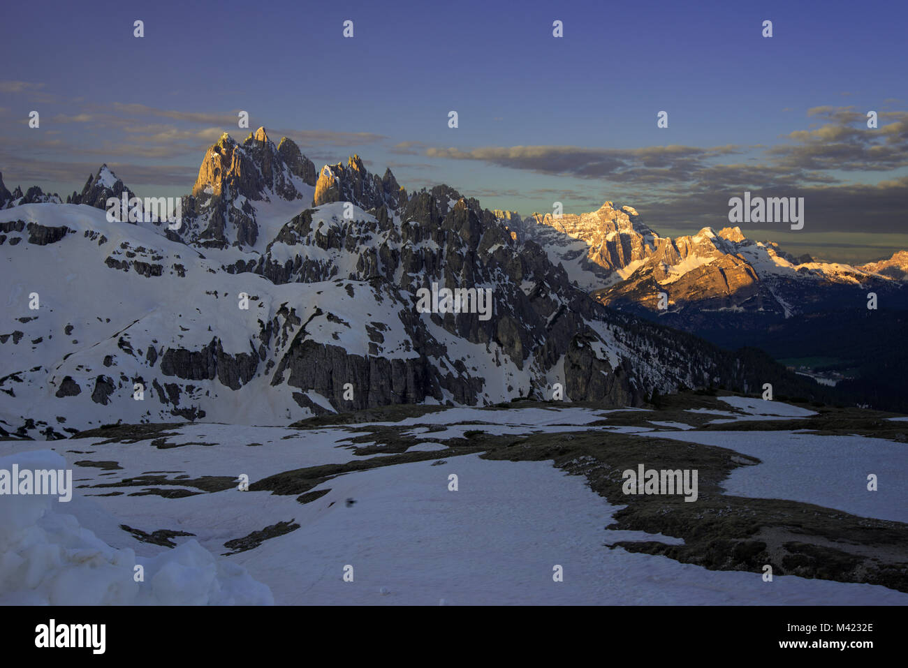 Dolomiti di Sesto, Belluno, Venetien, Italien Stockfoto