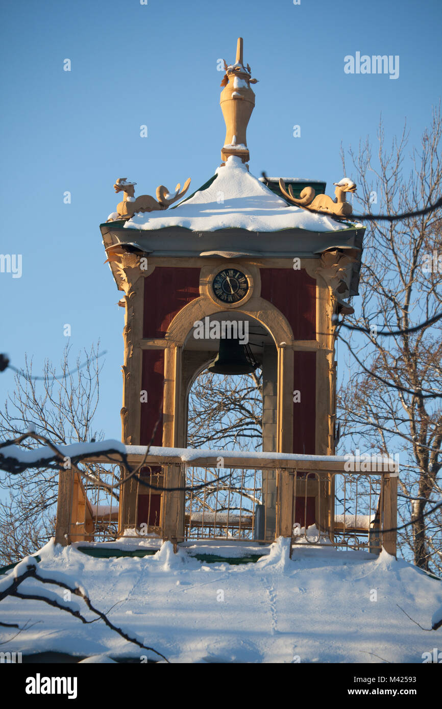 Chinesischer Pavillon, Kina slott, Drottningholm, Drottningholms slott (Stockholm, Schweden) Stockfoto