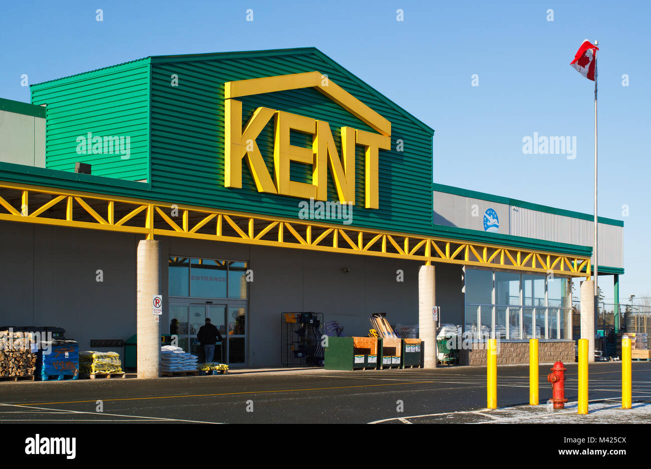 TRURO, Kanada - Februar 09, 2018: Kent Building Supplies ist ein Hauptverbesserung Einzelhändler mit Filialen in den kanadischen Provinzen NB, NS, PEI und Nl. Stockfoto