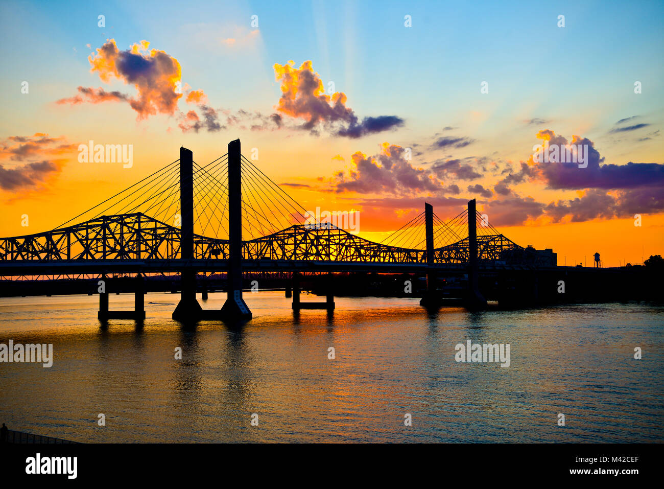 Sonnenuntergang Stockfoto