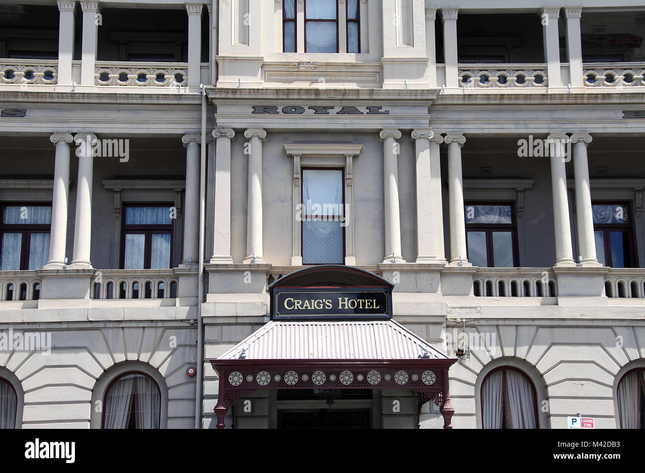 Craigs Hotel in Ballarat in Australien Stockfoto