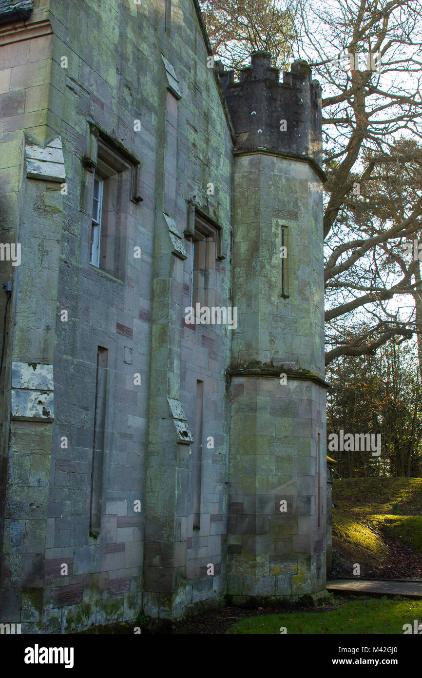 Den Hinterhof Anhang der Bangor Rathaus in Nordirland nun als Coffee Shop und eine lokale Geschichte und Heritage Center;;;;;;;; Stockfoto