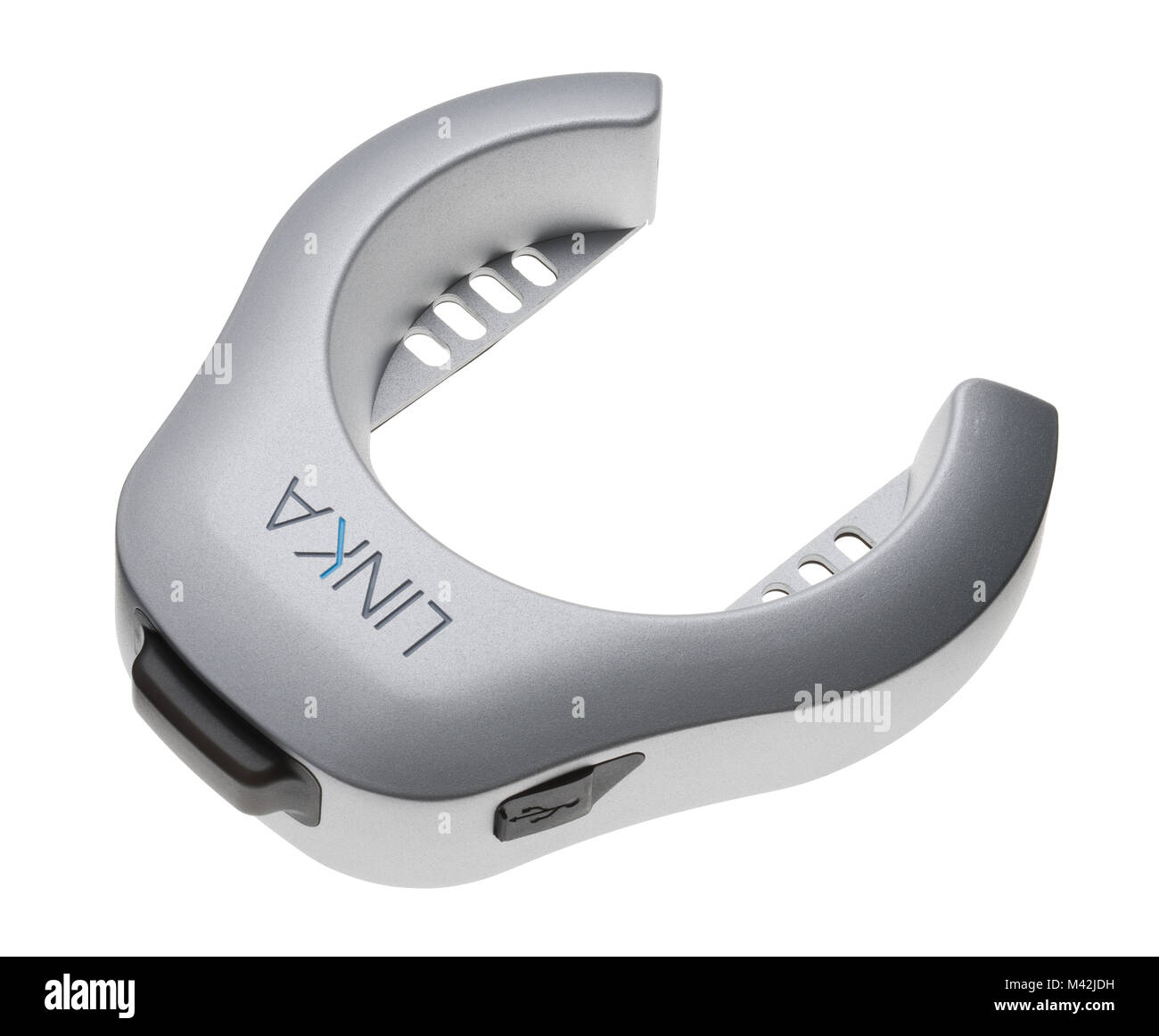 Linka keyless automatische fahrradschloss. Stockfoto