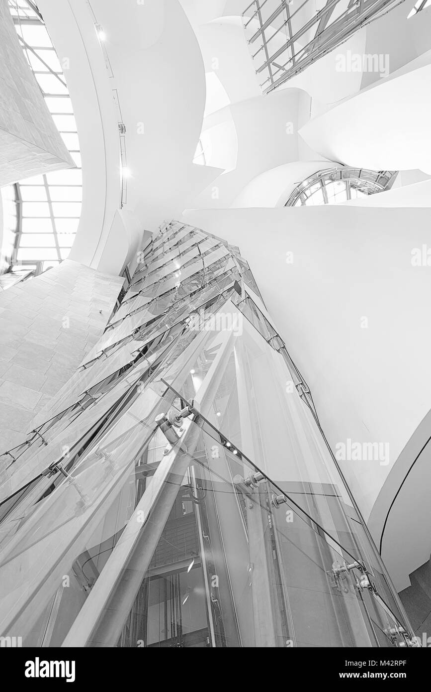Guggenheim Bilbao Spanien im Jahr 2015 getroffen Stockfoto