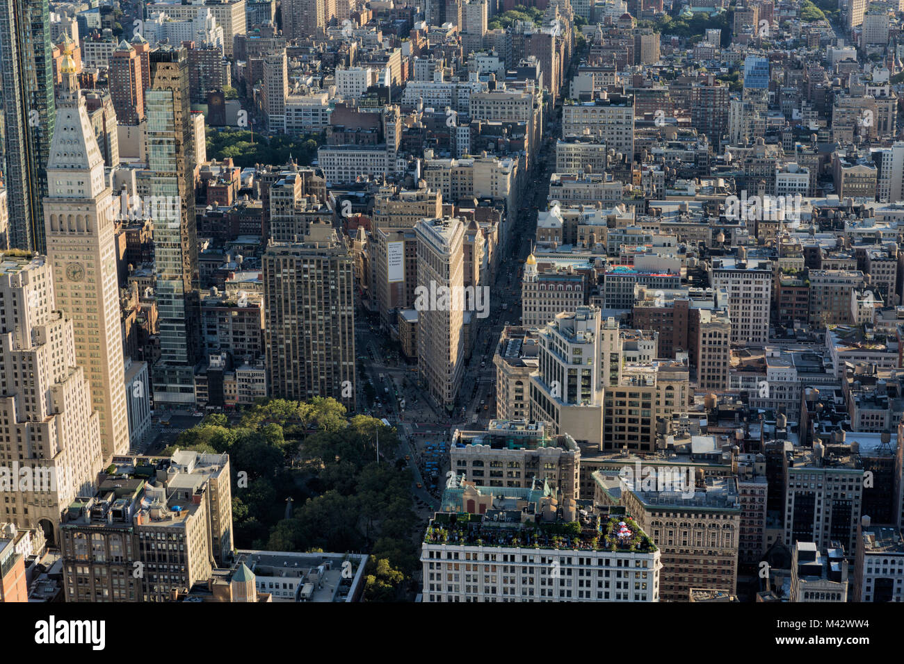 Amerika, Skyline von Manhattan, New York, Vereinigte Staaten von Amerika Stockfoto