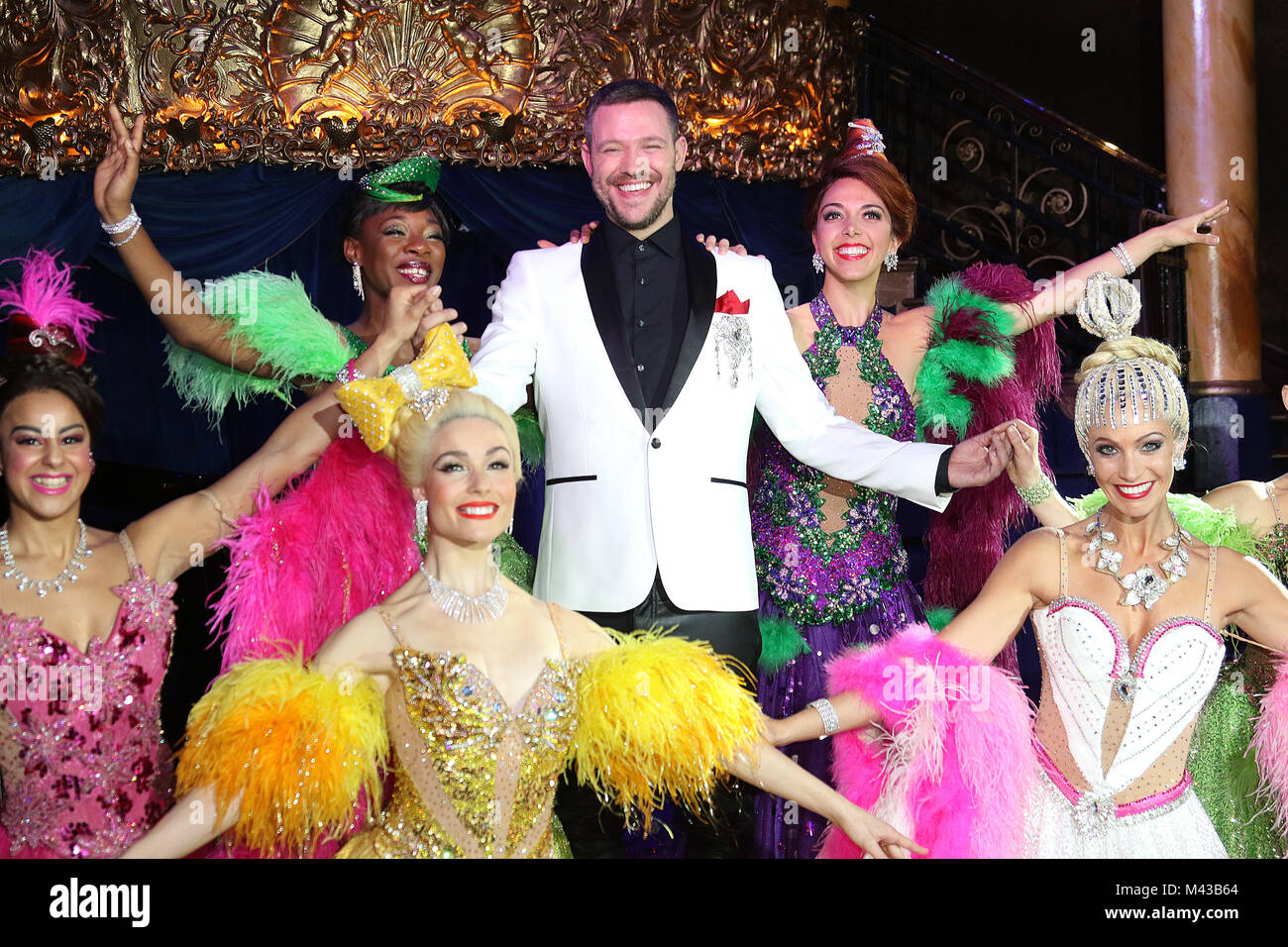 London, Großbritannien. 14 Feb, 2018. Sie Junge, Strictly Ballroom die musikalisch-Photocall, Cafe de Paris, London, UK, 14. Februar 2018, Foto von Richard Goldschmidt Credit: Rich Gold/Alamy leben Nachrichten Stockfoto