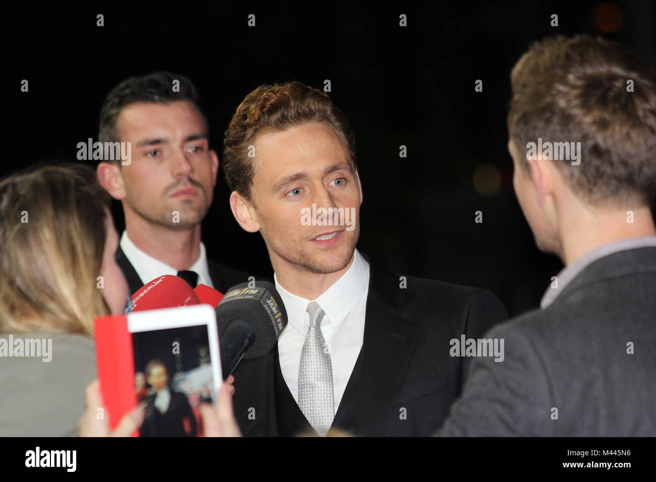 Premiere Thor: Die dunkle Welt - Tom Hiddleston Stockfoto