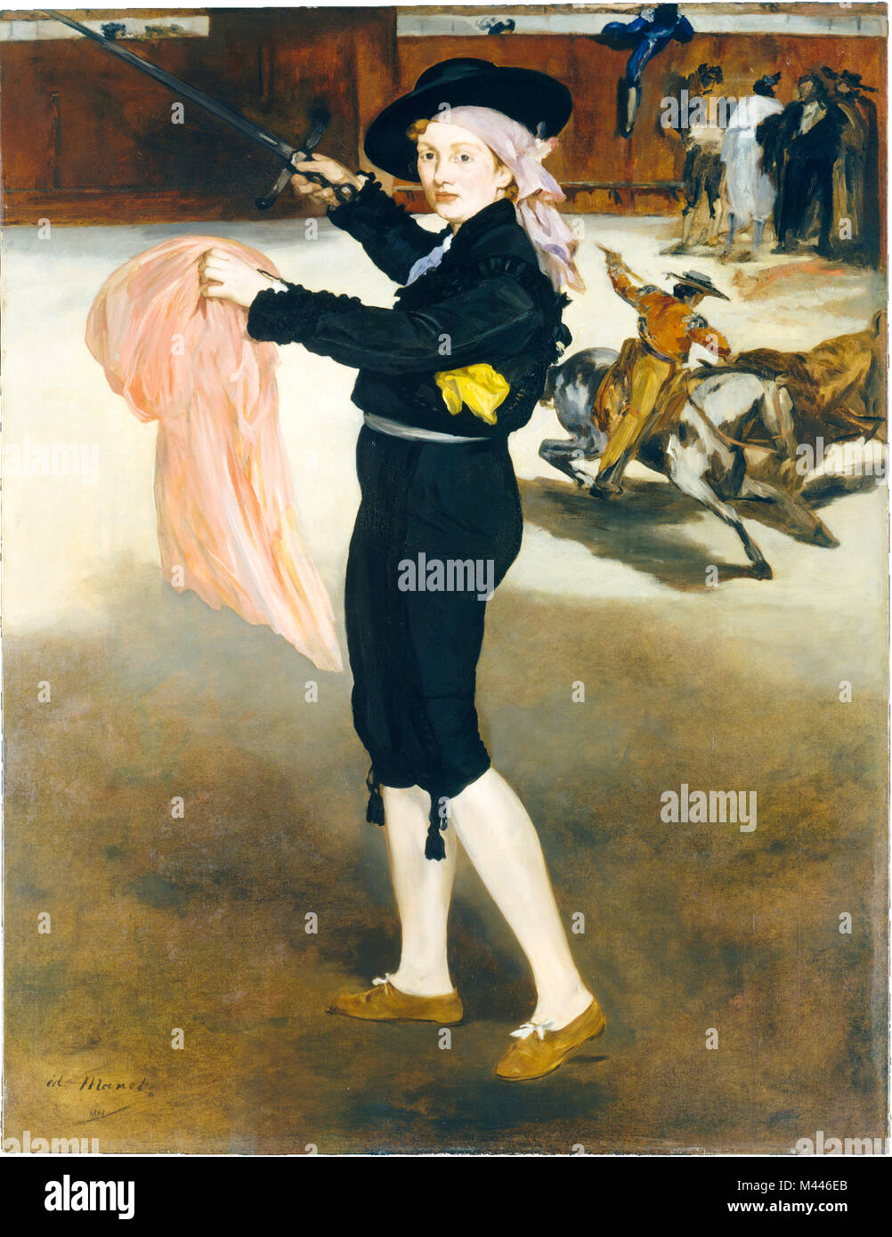 Édouard Manet, Mlle. Victorine in das Kostüm eines Matador, 1862, Stockfoto