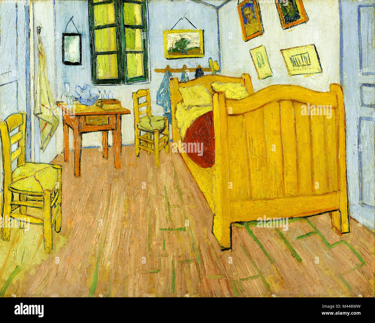 Schlafzimmer in Arles, von Van Gogh Stockfoto