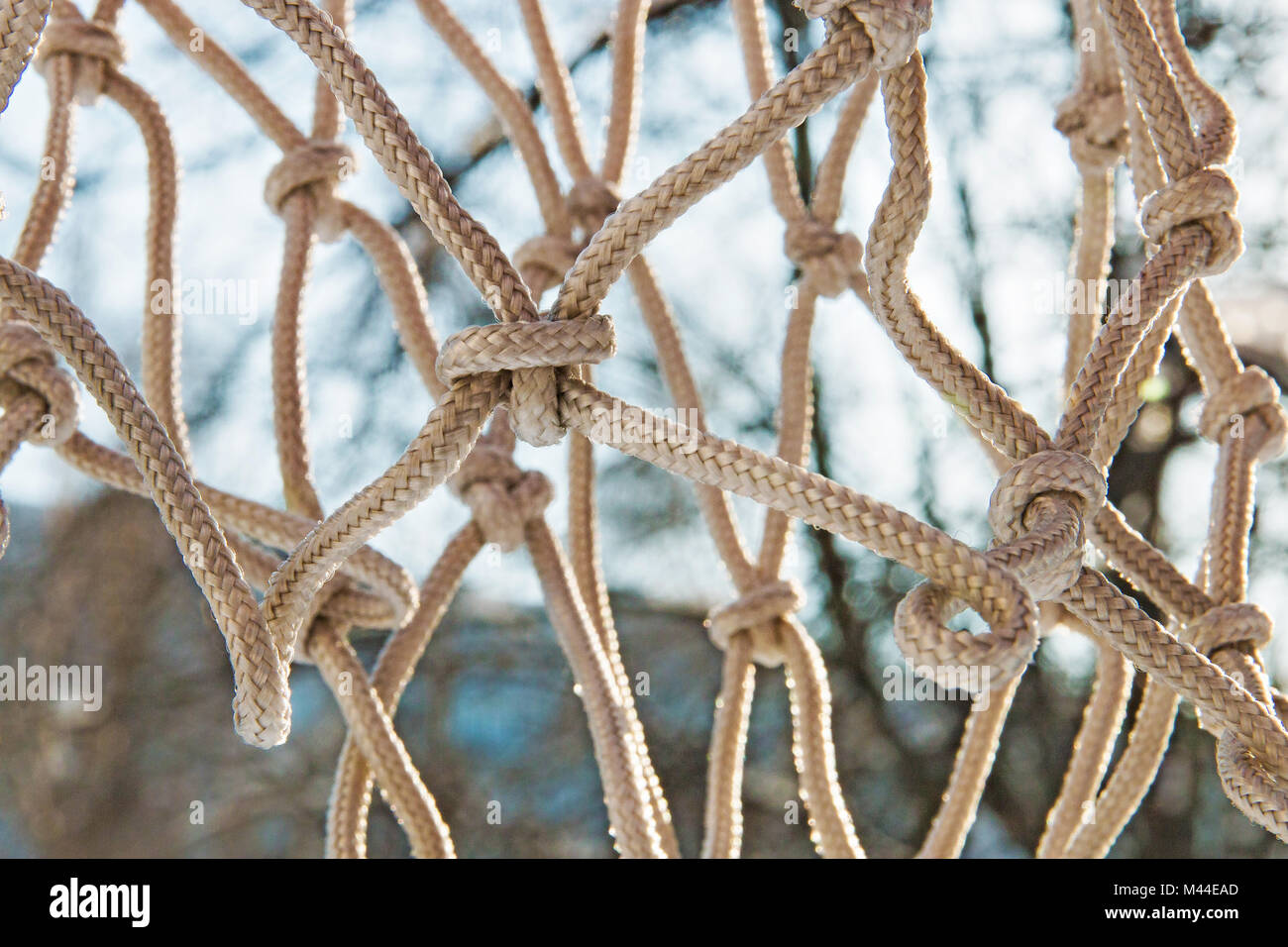 Close-up des Grid Knoten, Hintergrund Stockfoto