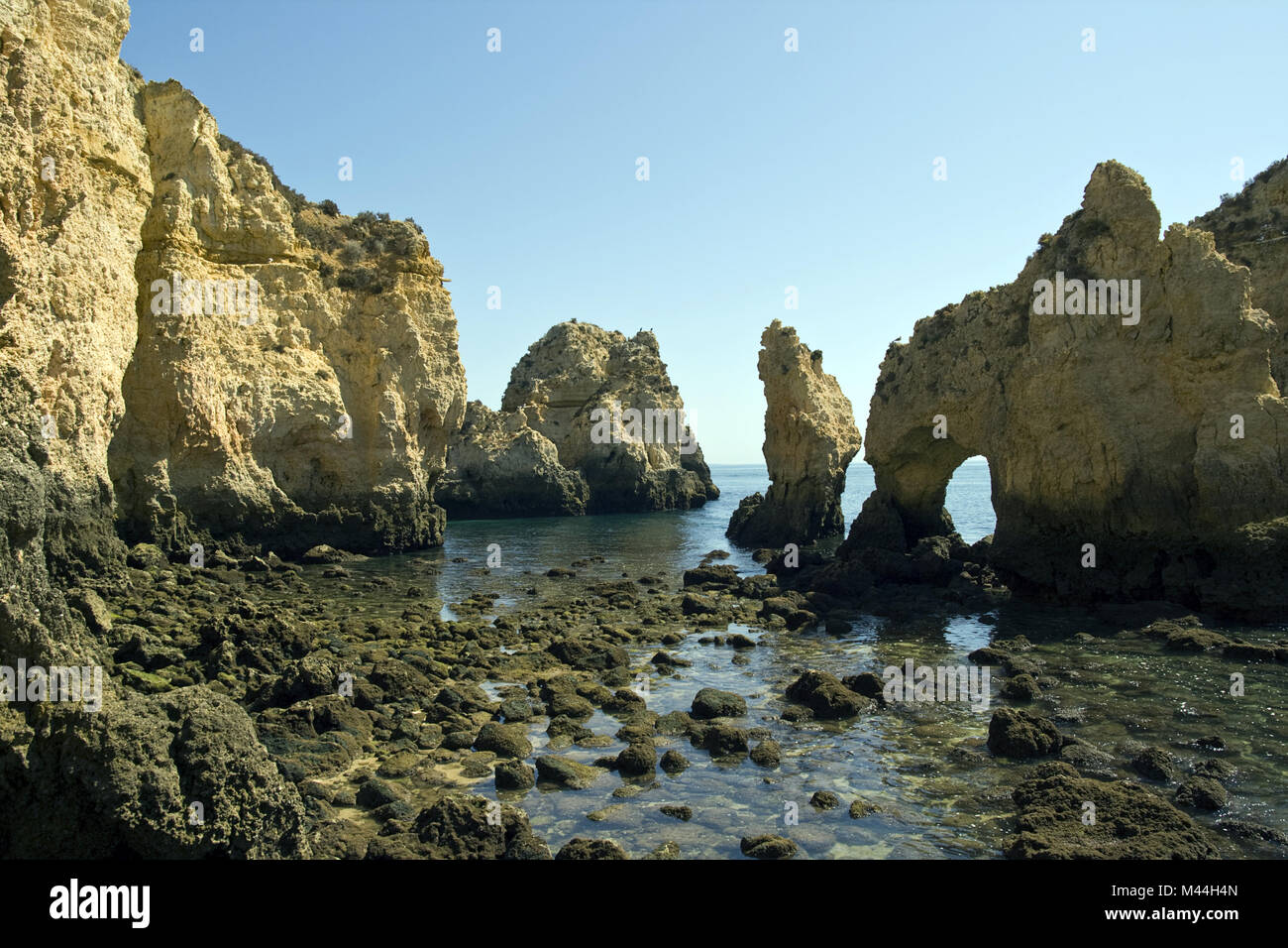 Ponte da Piedade Felsformation, Algarve, Portugal Stockfoto