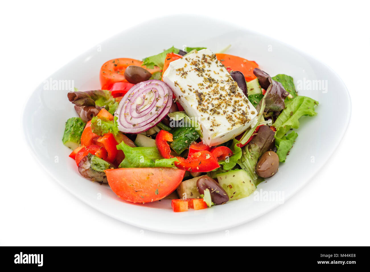 griechischer Salat Stockfoto