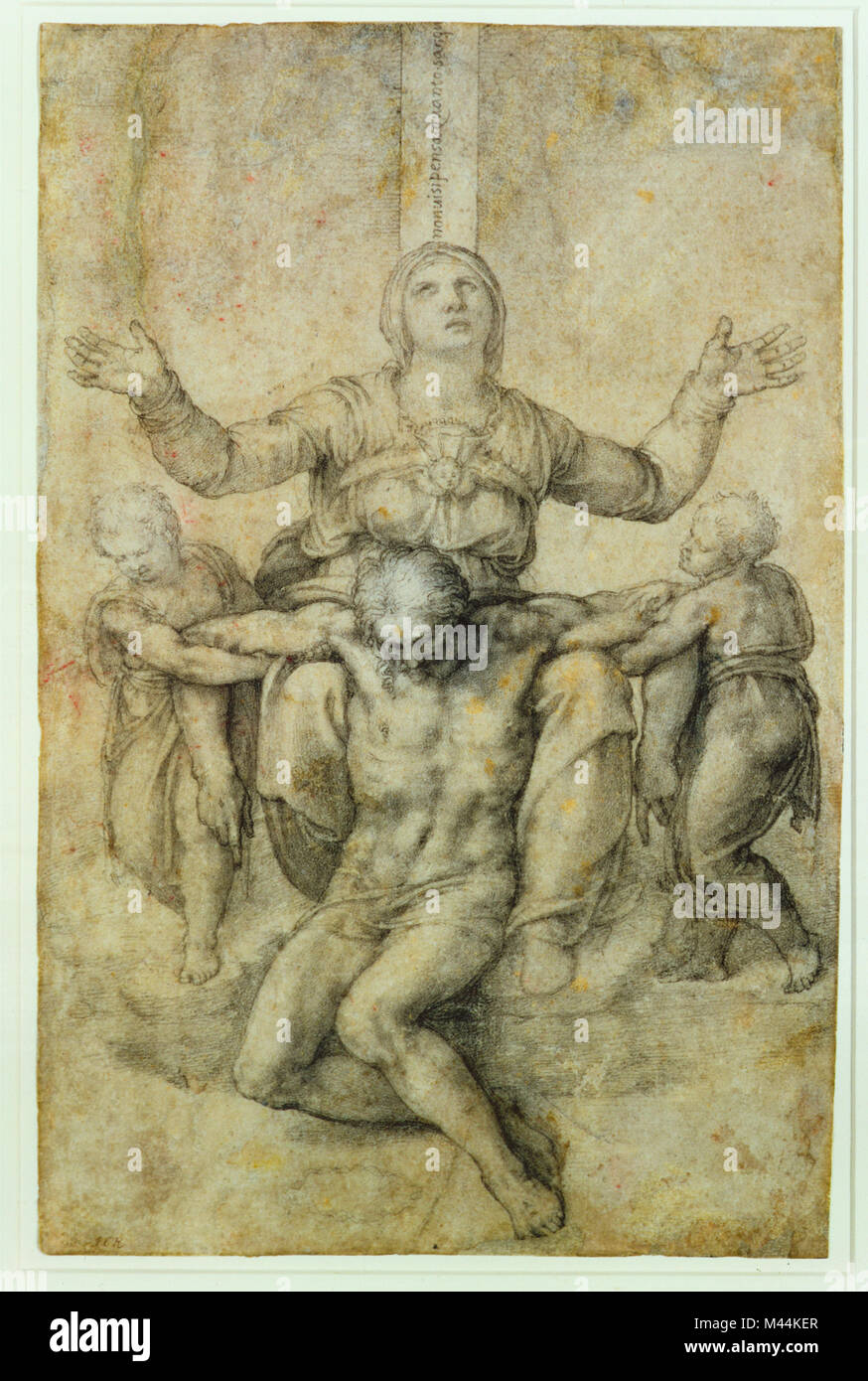 Die Pietà von Vittoria Colonna (C. 1540), von Michelangelo Stockfoto