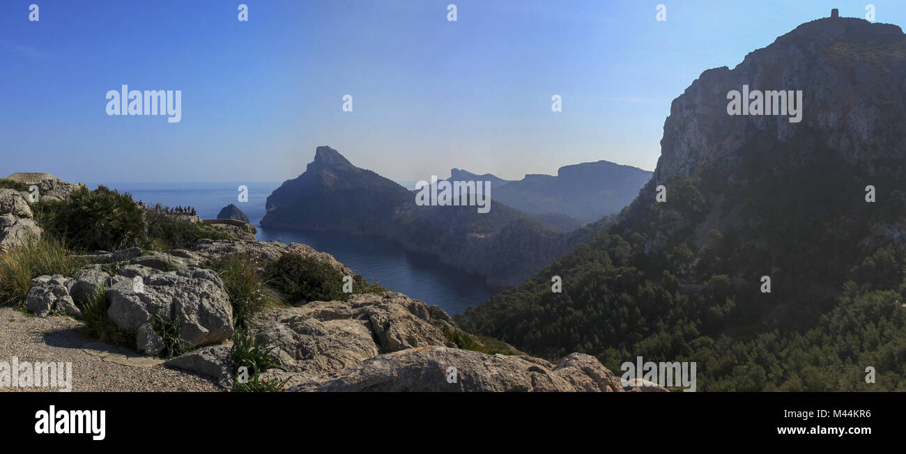 Mirador del Mal Pas, oder Mirador d'Es Colomer Zustand Stockfoto