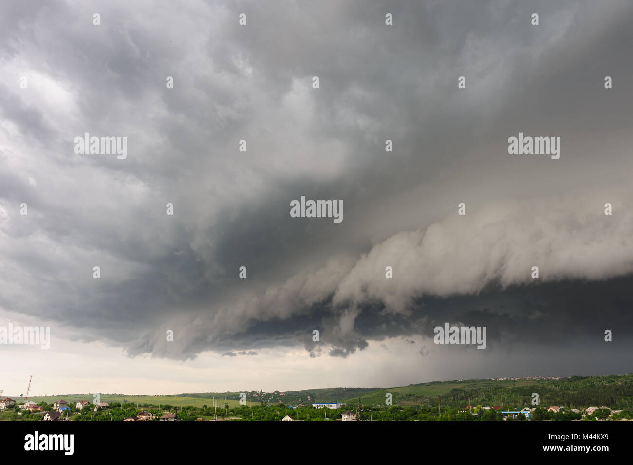 Lassen Sie der Sturm beginnt Stockfoto