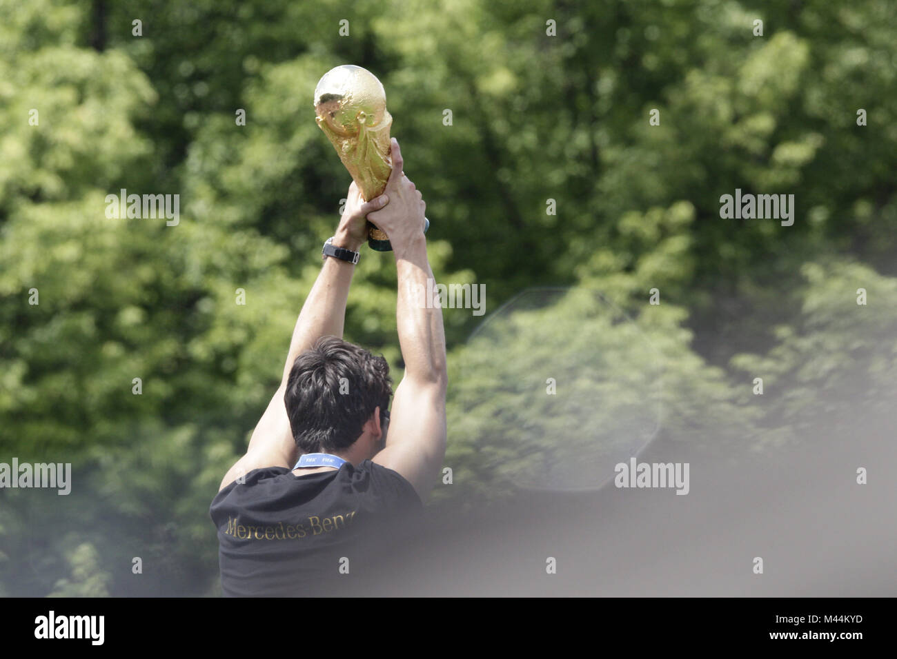 Empfang der Deutschen Fußball-Nationalmannschaft in Berlin. Stockfoto