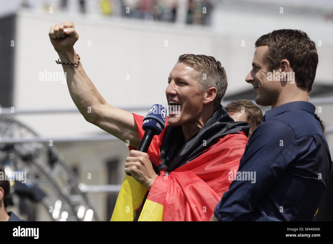 Empfang der Deutschen Fußball-Nationalmannschaft in Berlin. Stockfoto