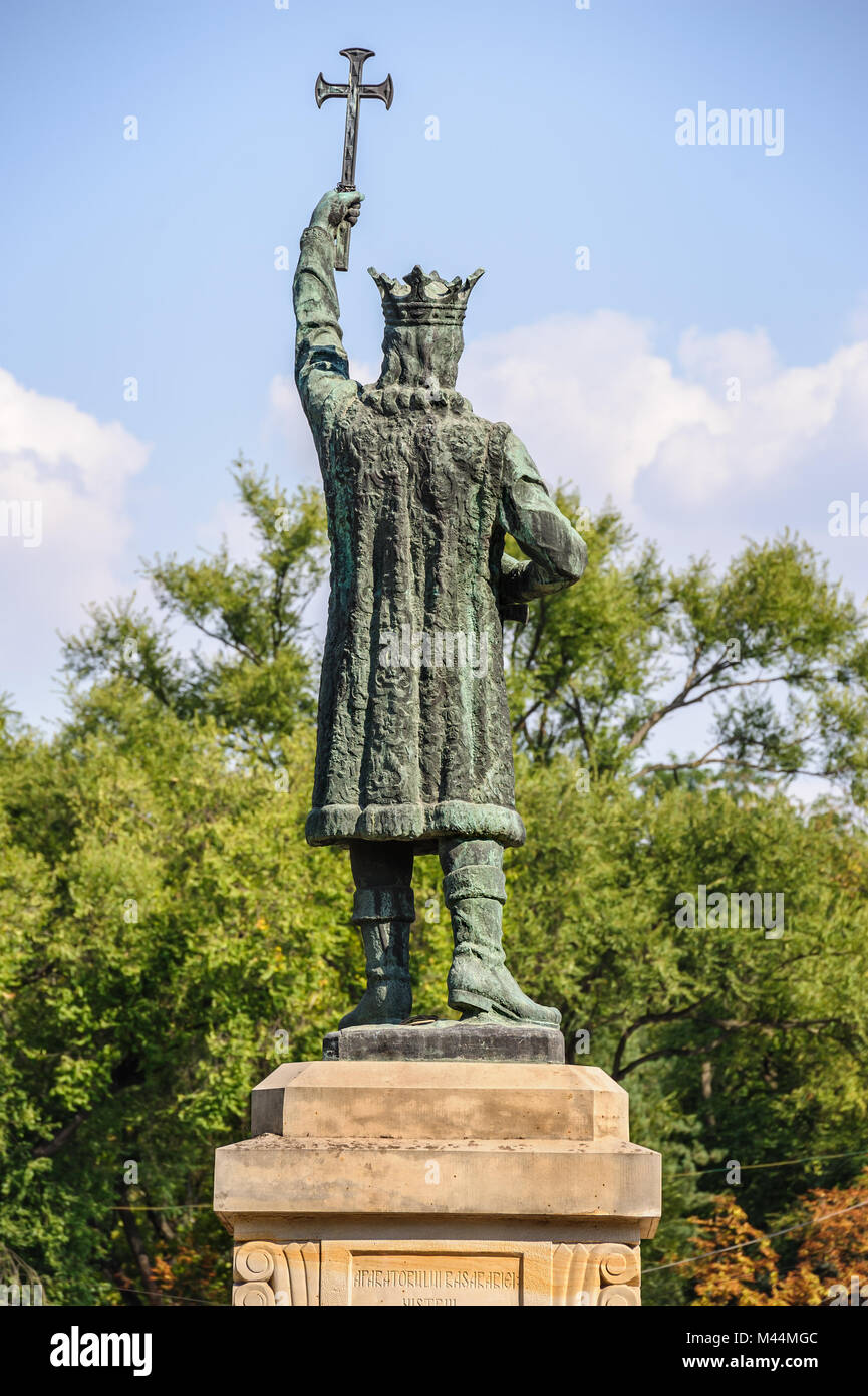 Denkmal von Stefan cel Mare in Chisinau, Republik Moldau Stockfoto