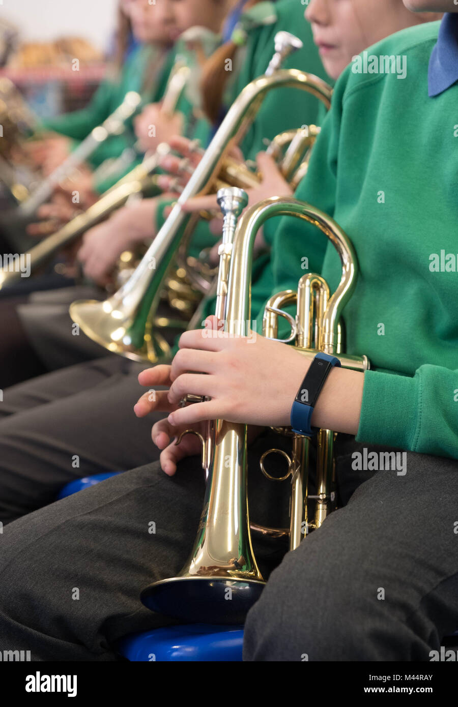 Musikstunde Stockfoto