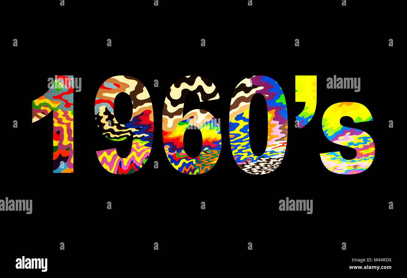60er Jahre Stockfoto