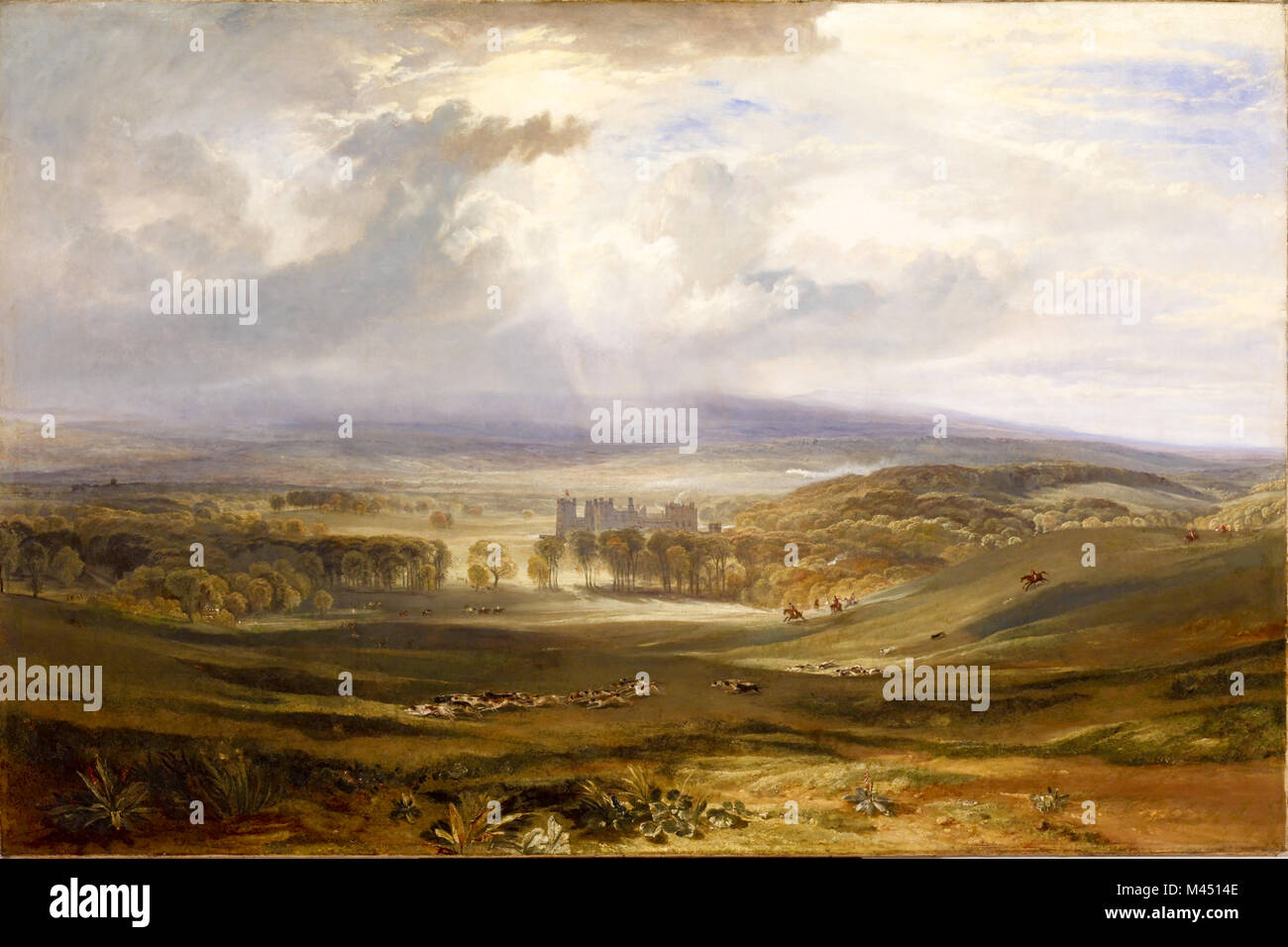 J. M. W. Turner, Raby Castle, dem Sitz der Grafen von Darlington Stockfoto