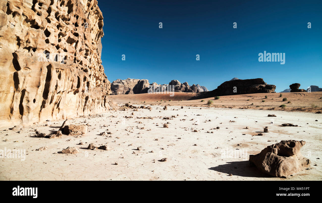 Wadi Rum, Jordanien, Jordanien, Naher Osten, Asien Stockfoto