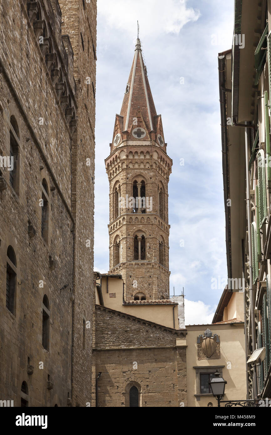 Florenz, Kirche Badia Fiorentina, Toskana, Italien Stockfoto