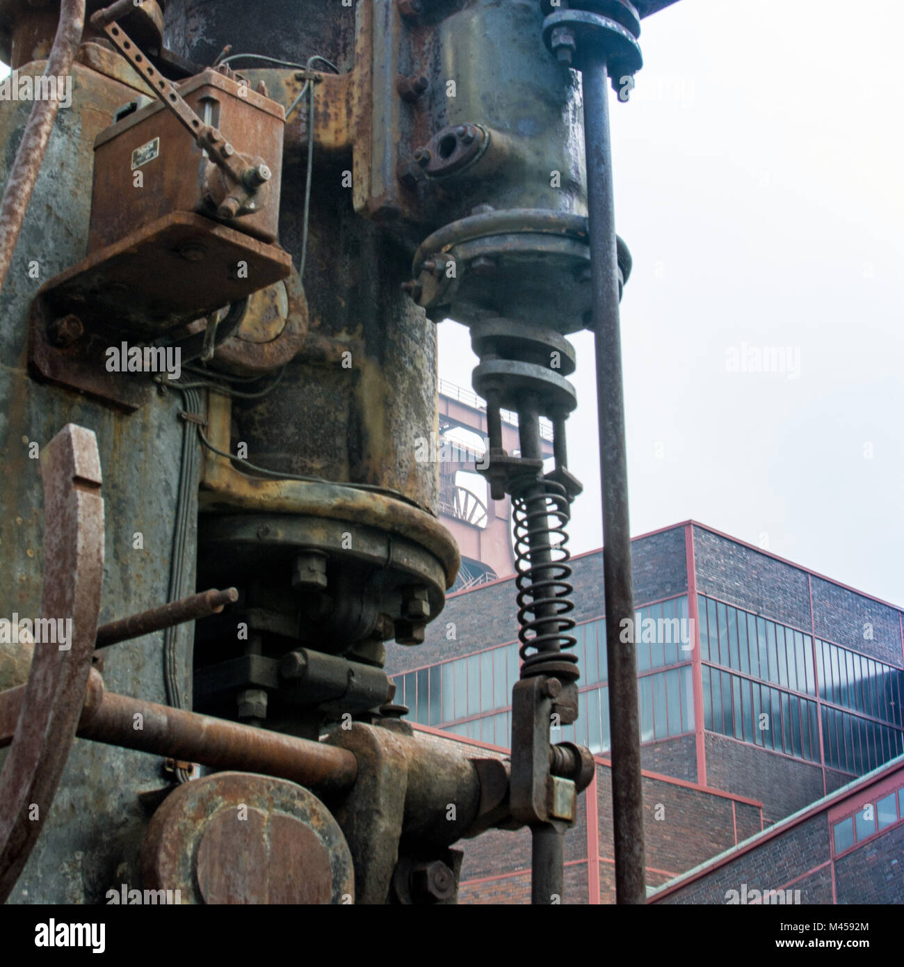 Verlorene Orte - alte Industrieanlage Stockfoto