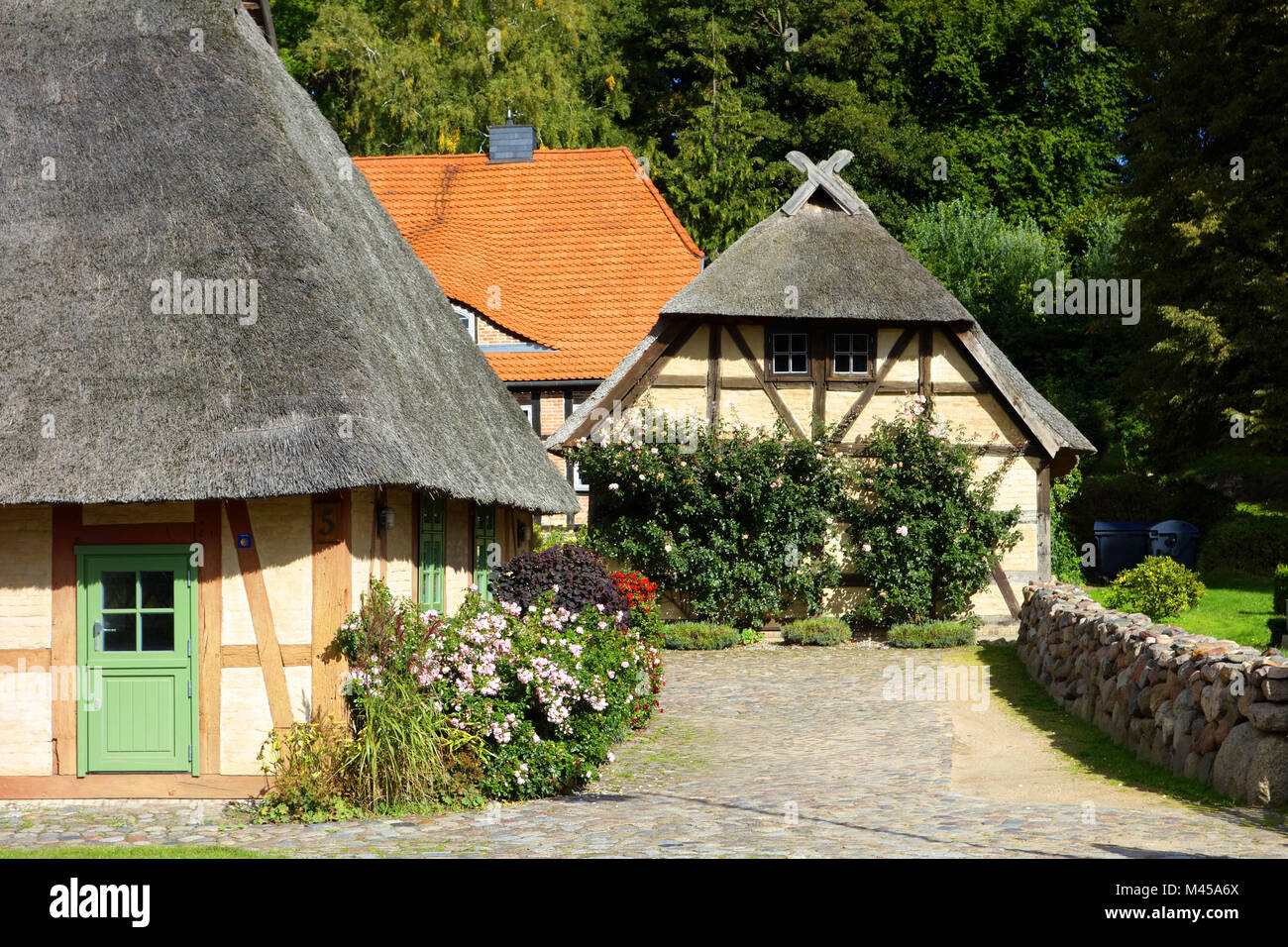Kessin bei Rostock, Mecklenburg- Vorpommern, Deutsch Stockfoto