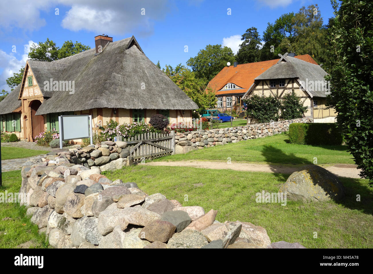 Kessin bei Rostock, Mecklenburg- Vorpommern, Deutsch Stockfoto