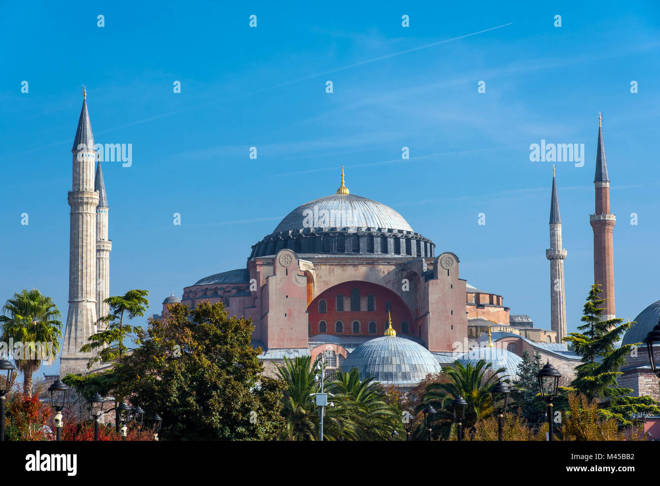 Die Hagia Sophia in Istanbul, Türkei Stockfoto