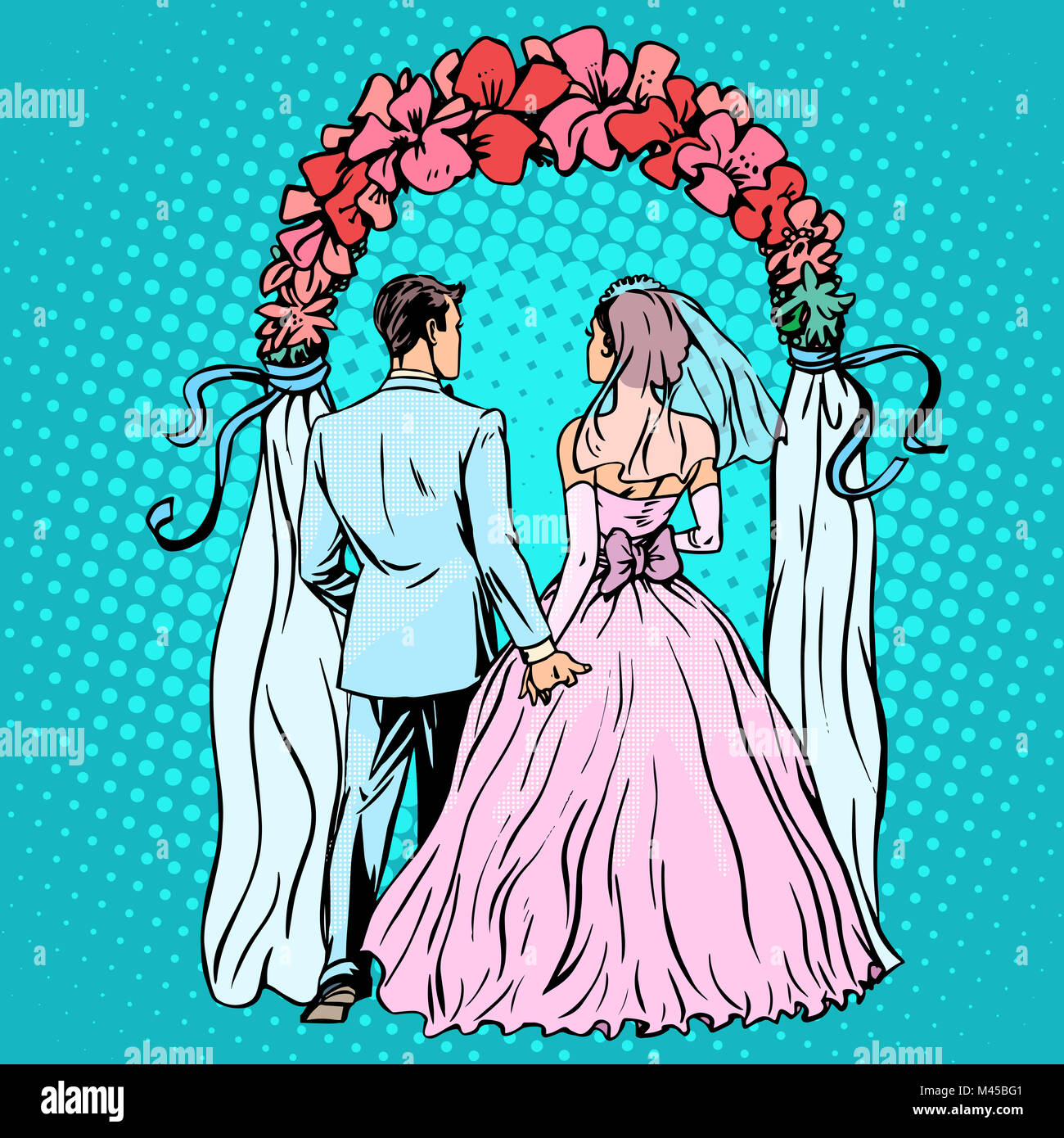 Comic Bride Groom Stockfotos Und Bilder Kaufen Alamy