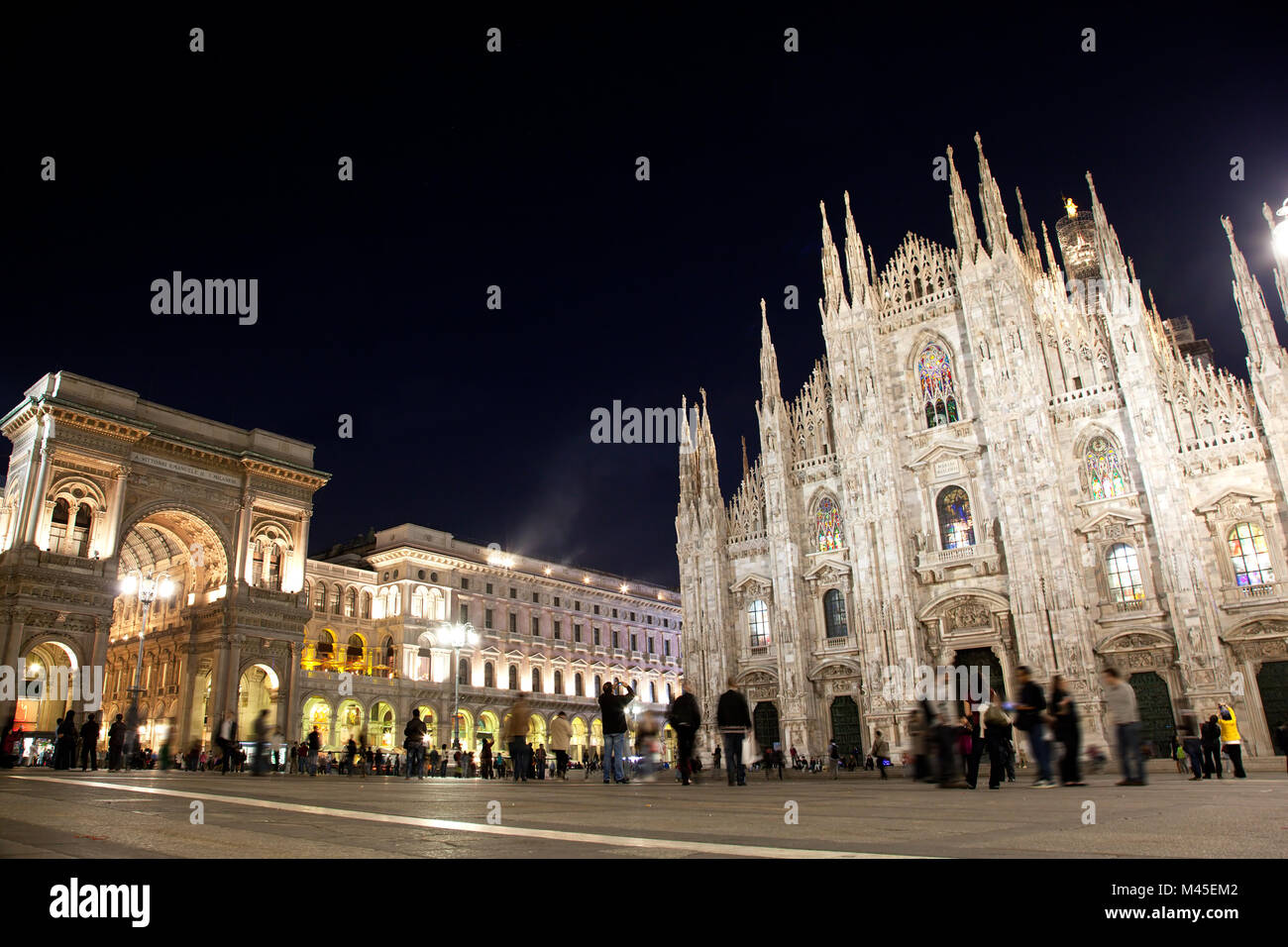 Mailänder Kathedrale Galleria Vittorio Emanuele II. Italien Stockfoto