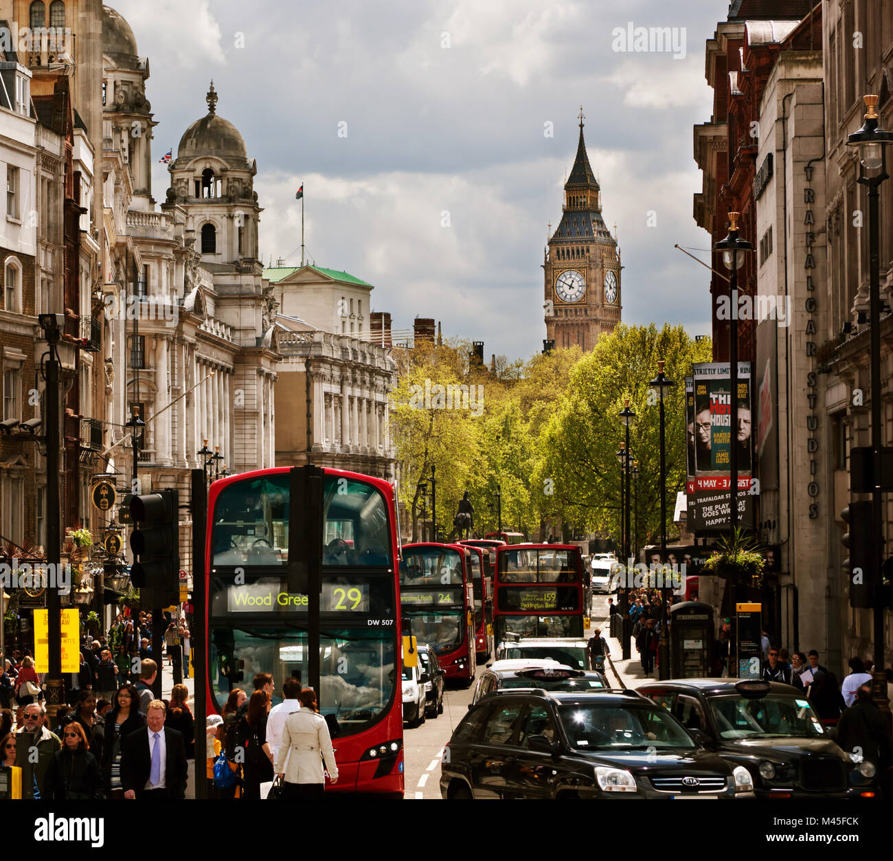 LONDON - 18. September: Straße von London Stockfoto