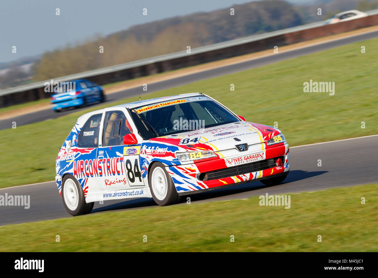 2000 Peugeot 306 Klasse A mit Treiber Nigel Zunge während der Tin Top Rennen auf dem cscc Sitzung Snetterton Stromkreis Motor, Norfolk, Großbritannien. Stockfoto