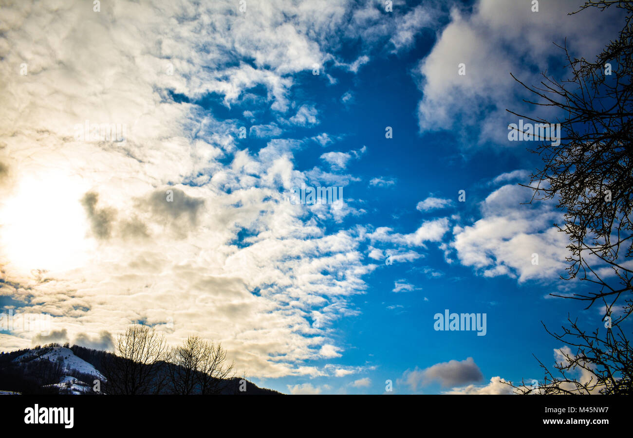 Blauer Himmel Stockfoto
