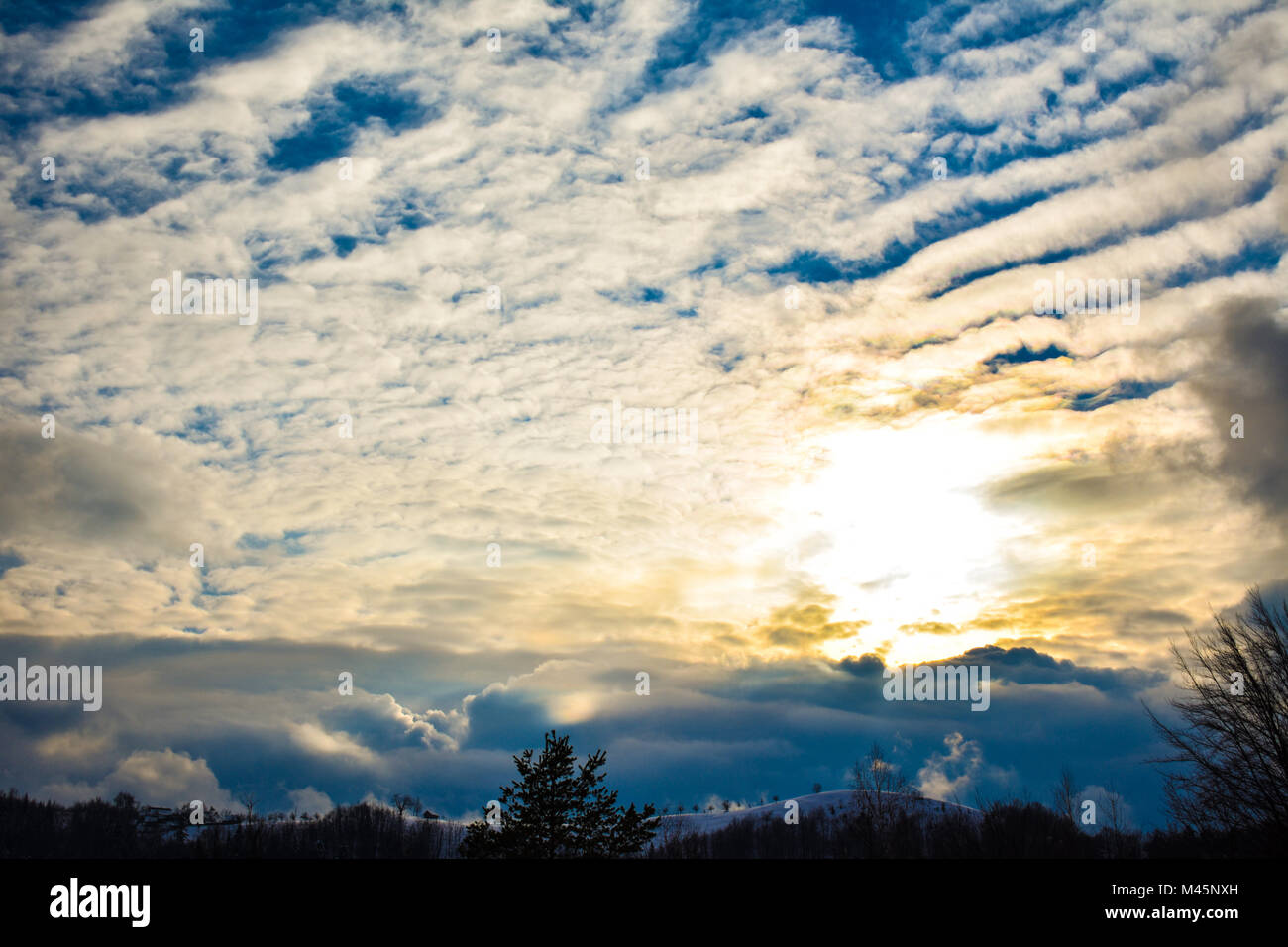 Blauer Himmel Stockfoto