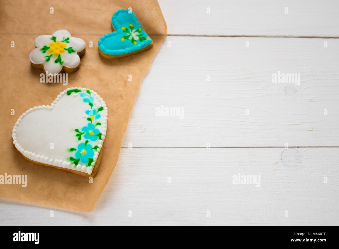 Hausgemachte hausgemachte Cookies Stockfoto