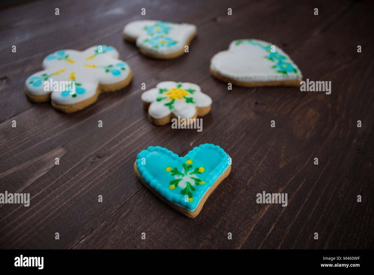 Hausgemachte hausgemachte Cookies Stockfoto