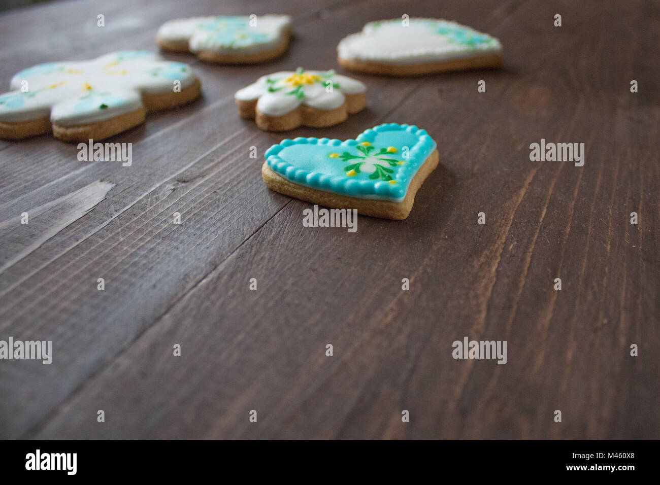 Hausgemachte hausgemachte Cookies Stockfoto