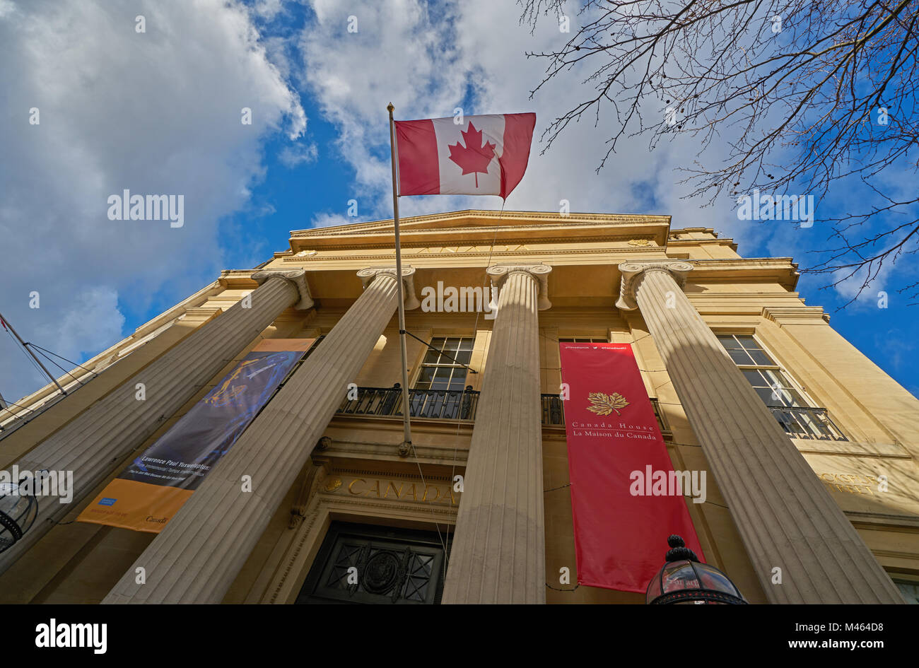 Kanadische Botschaft in London Stockfoto