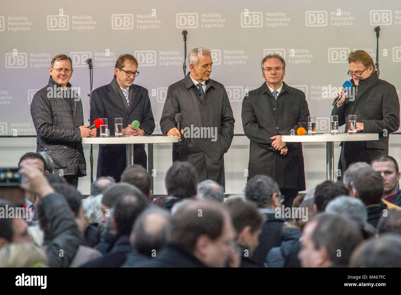 Deutsche Bahn: Inbetriebnahme der neuen Linie VDE 8.2 Stockfoto