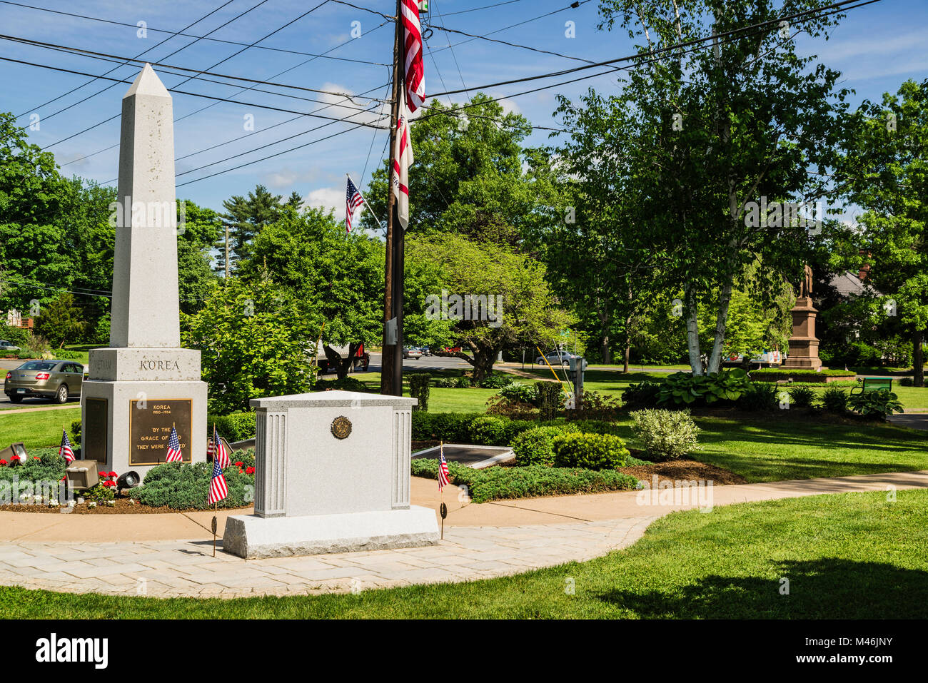 Vietnam Krieg Denkmal Granby, Connecticut, USA Stockfoto