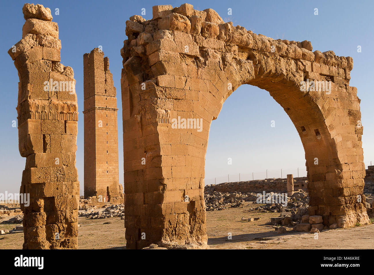 Ruinen der antiken Stadt Harran, Sanliurfa, Türkei Stockfoto